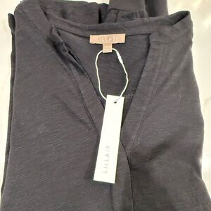 Lilla P NWT V neck long sleeve shirt size small